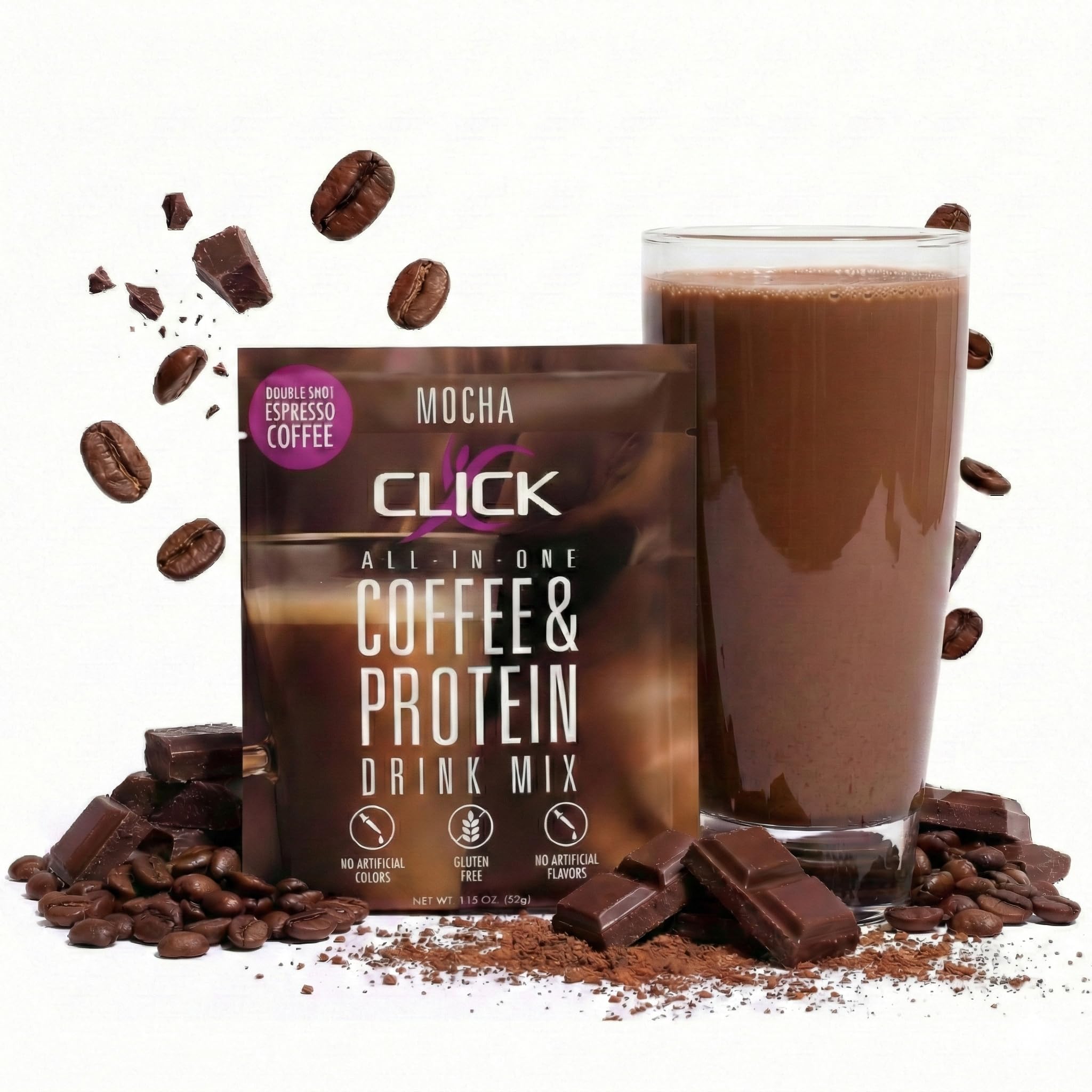 Amazon.com: CLICK All-in-One Protein & Coffee Meal Replacement