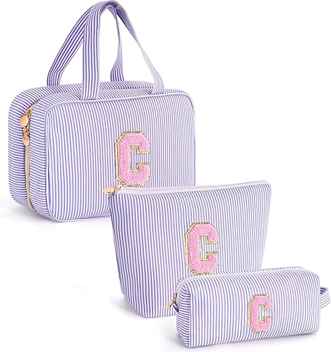 Miniatura 24 de Regalos para Hermana e Hija Regalos de Cumpleaños para Niñas de 3 4 5 6 7 8 9 10 11 12 13 Años Organizador de Artículos de Tocador con Monograma