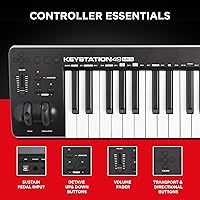 Vista 3 de M-AUDIO Keystation 49 MK3 - Synth Action Controlador de teclado MIDI USB de 49 teclas con controles asignables, ruedas de tono y mod y software