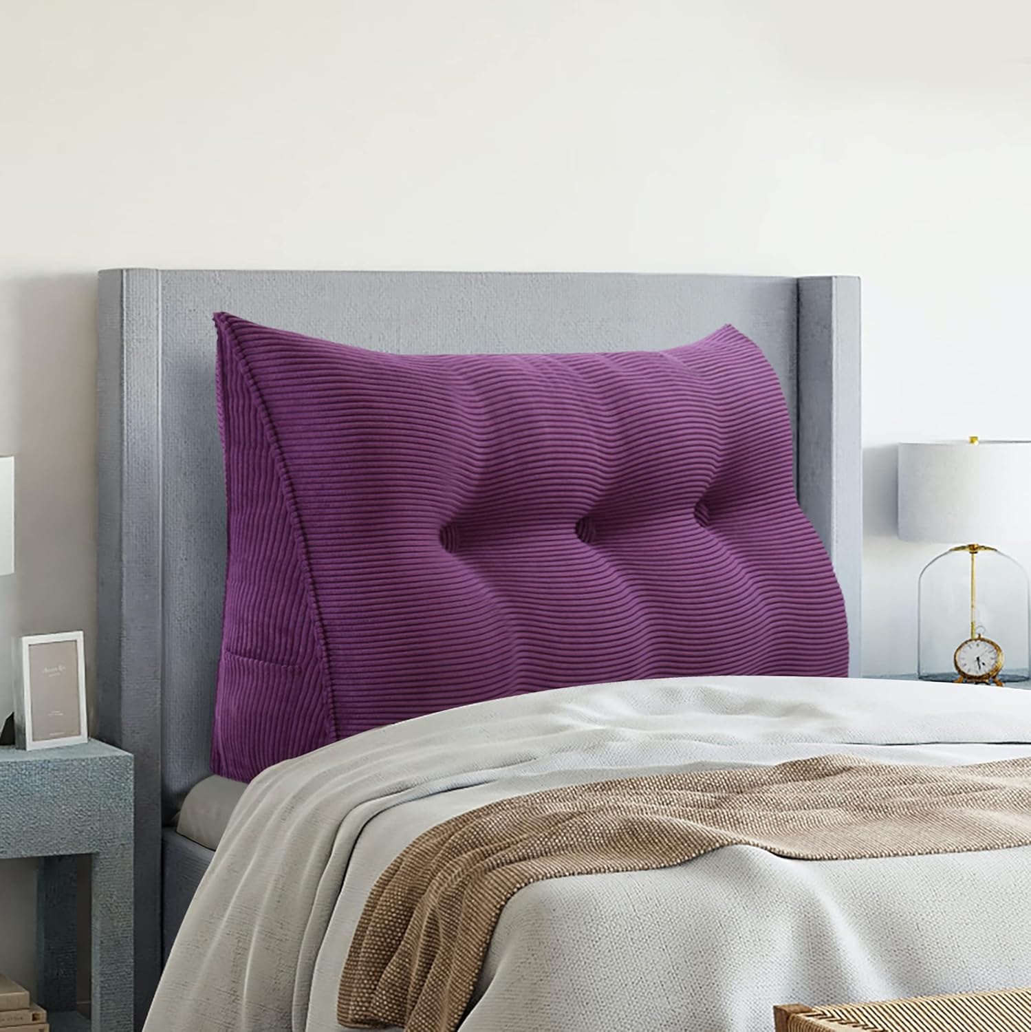 VERCART Wedge Headboard Pillows Bed Wedge Pillow Headboard