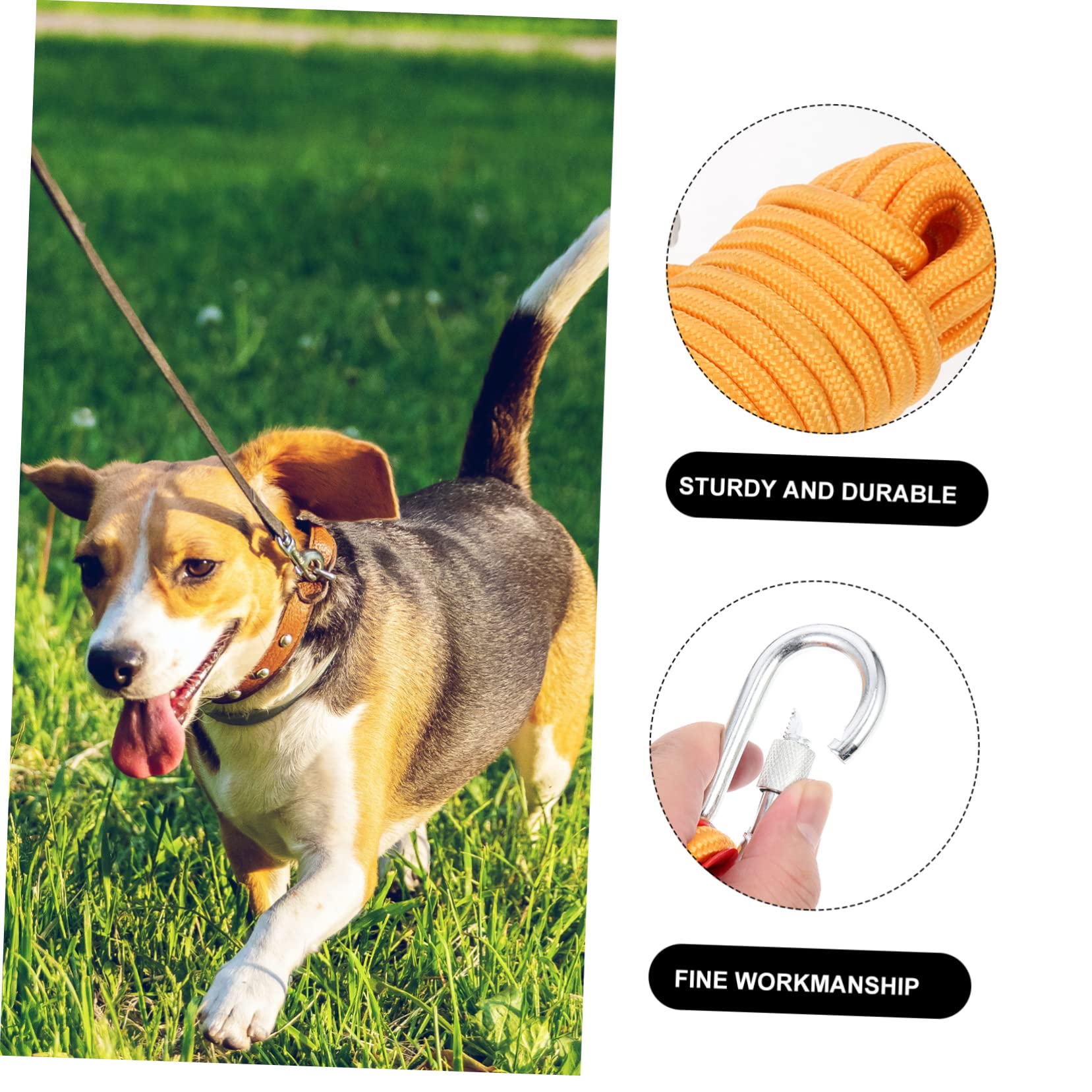Correa para Perros De Acampada Cable Resistente Corrosión Ligera y Portátil para Mascota