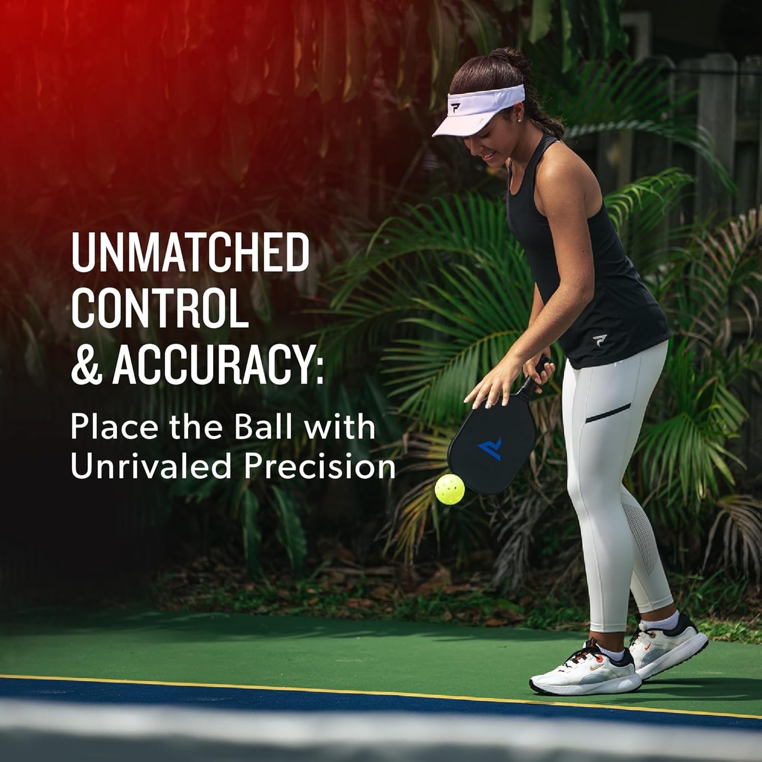 Paddletek Tempest Wave II Pickleball Paddle | Professional Pickleball Paddles with Honeycomb Core, Carbon Fiber Surface, Graphite PolyCore & High Tack Performance Grip | USAPA Approved