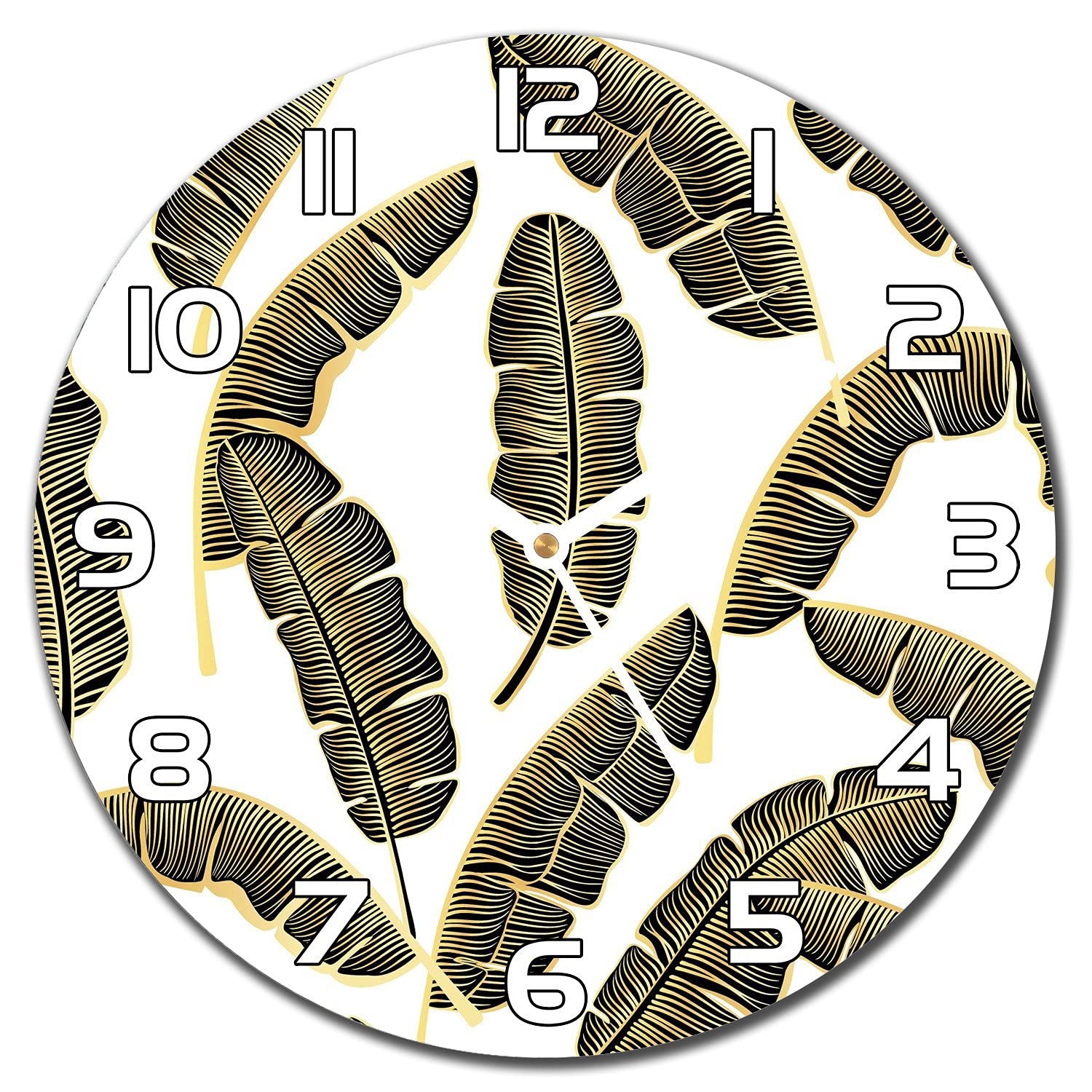 Horloge murale salon en verre pour illuminer une pièce sombre avec éclat