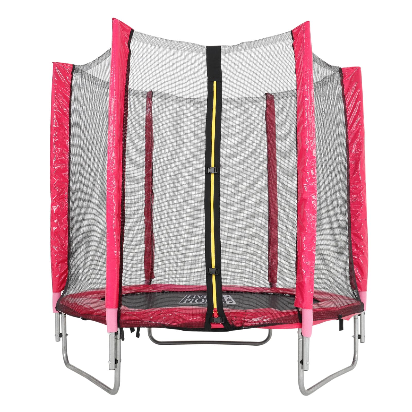 Fellie 5FT Trampoline with Safety Enclosure Net for Kids Indoor Outdoor Jumping Mat