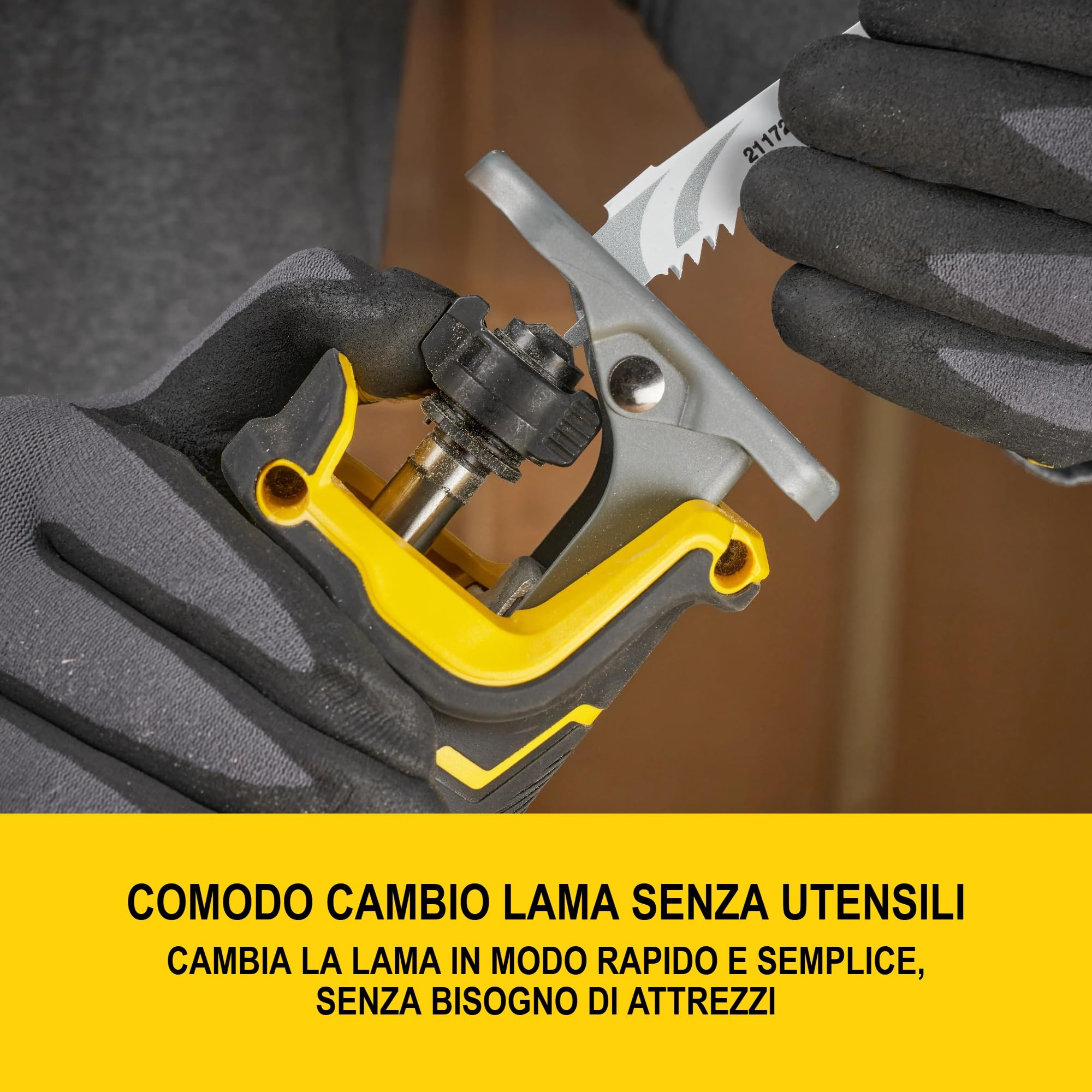 STANLEY FATMAX V20 Sega a gattuccio brushless abatteria, SFMCS311B-XJ