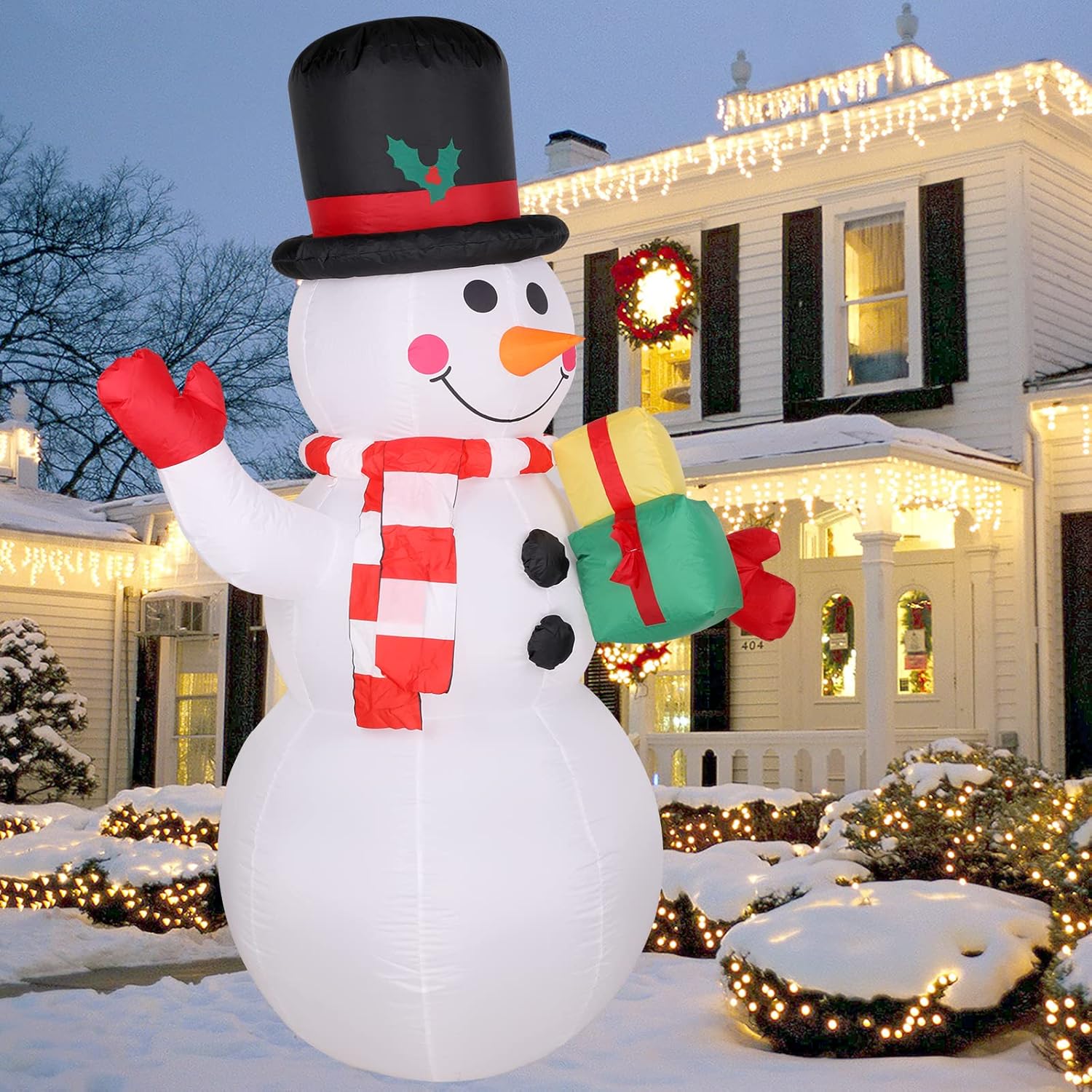 Buy EWUY 6 FT Christmas Inflatables Blow Up Snowman Inflatable for