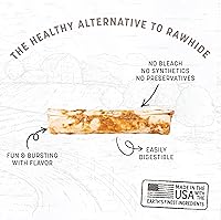 Vista 2 de Earth Animal No Hide - Palitos masticables naturales sin cuero crudo con sabor a venado mediano para perros de larga duración Golosinas para perros