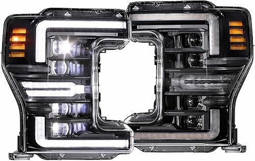 Morimoto XB - Faros LED Gen 2 para Ford Super Duty 2017-2019 par de conjuntos de faros LED Plug and Play LF5032-ASM