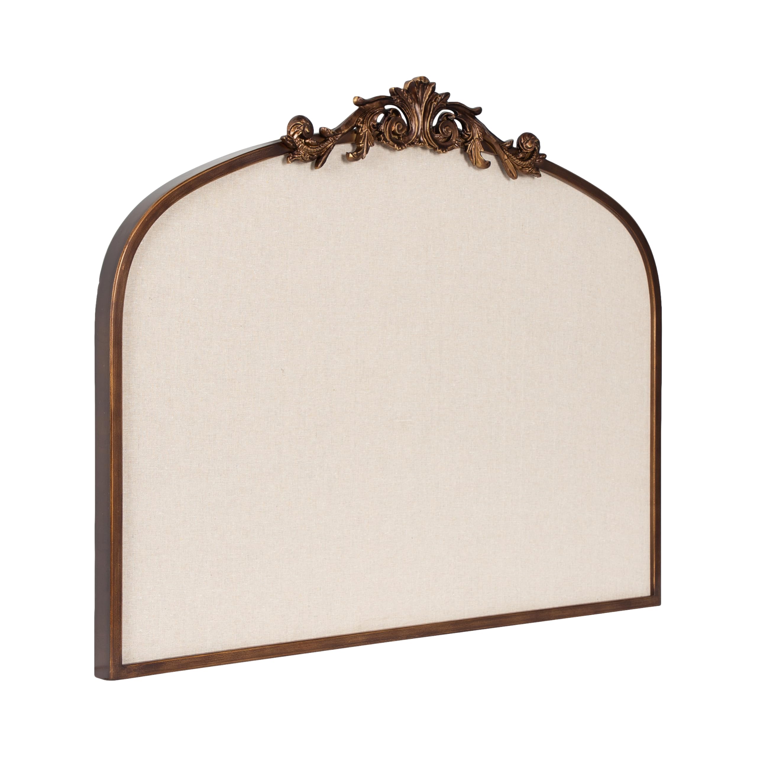 Kate and Laurel Arendahl Vintage Ornate Framed Wide Arch Pinboard for Wall