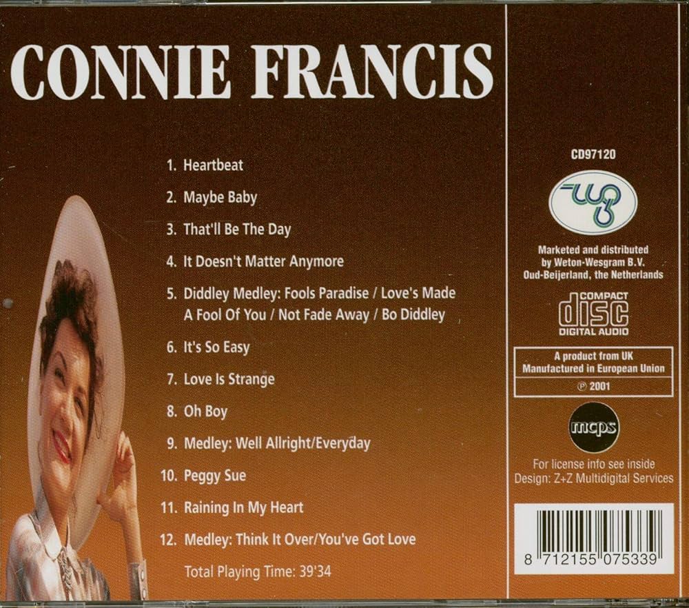 Amazon.co.jp: Connie Francis: ミュージック