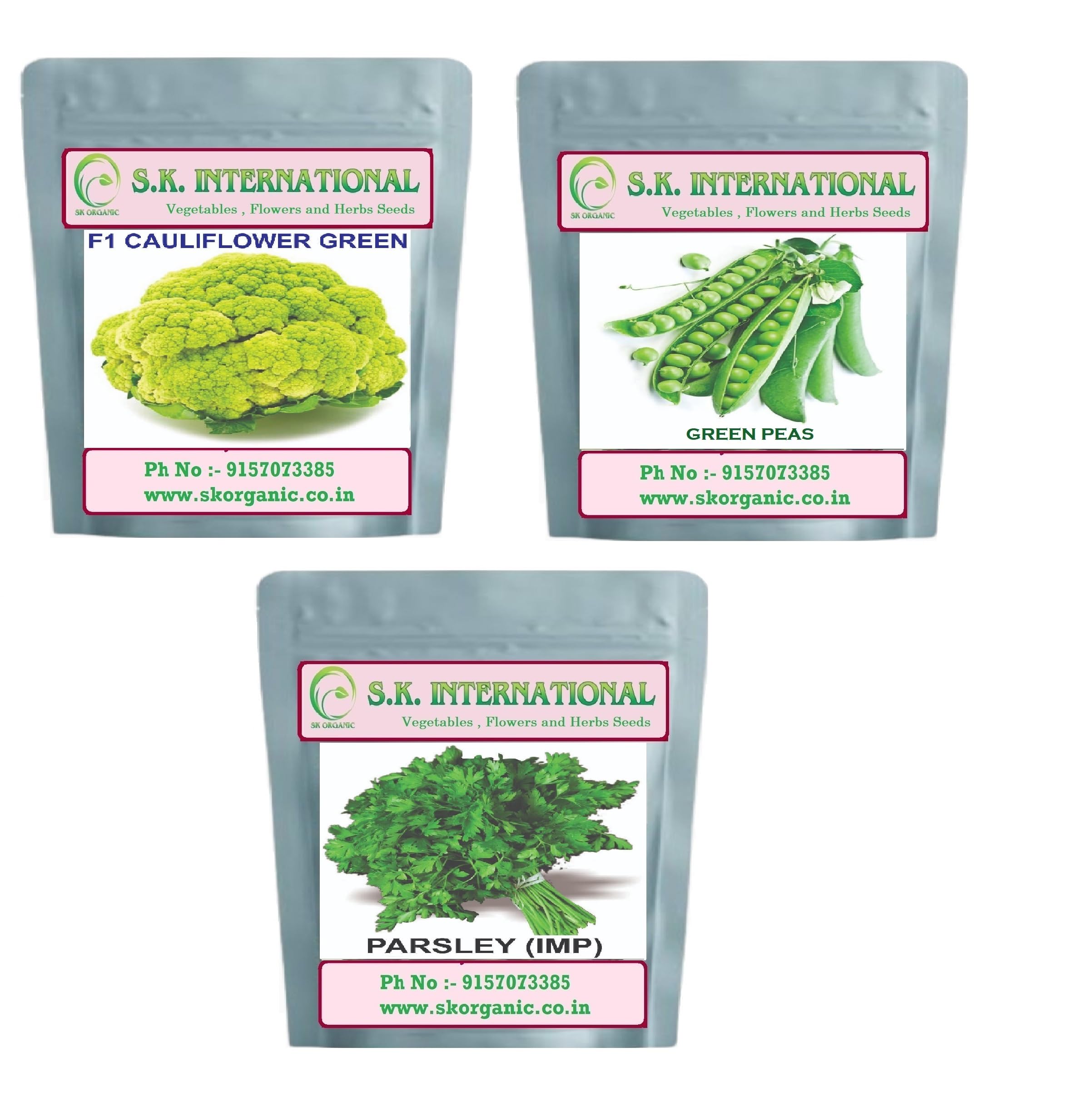 Vegetable Seeds F1 Hybrid for Kitchen Garden, Farmhouse and Farm, Grow Fresh Veggies Daily (Green Cauliflower, Peas, Parsley) (B0DBHHPZ77) Amazon Price History, Amazon Price Tracker