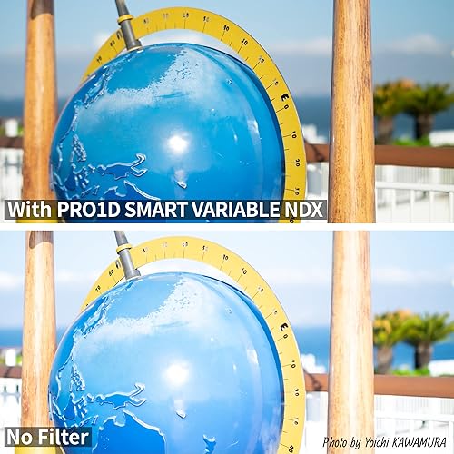Miniatura 6 de Kenko Filtro ND PRO1D Smart Variable NDX3-450 Filtro de 3.228in, para reducir la cantidad de luz, ajuste de concentración continuo