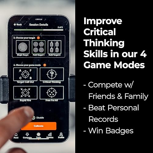 Miniatura 6 de Strikeman Pro Advanced Dry-Fire Laser Training System - Target Shooting Practice for Pistols - Kit Includes Strikeman App Access (Subscription