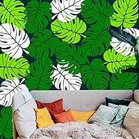 Vista 1 de 2 plantillas grandes de hoja de palma de 12 x 16 pulgadas para pintar en paredes, plantillas reutilizables de hojas de selva tropicales, plantillas