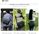 VSGO 6L Sac à caméra professionnel simple, Micro-SLR & Drone Photography Equipment Messenger Backpack, Commuter Digital Camera Case pour DSLR/SLR Caméras