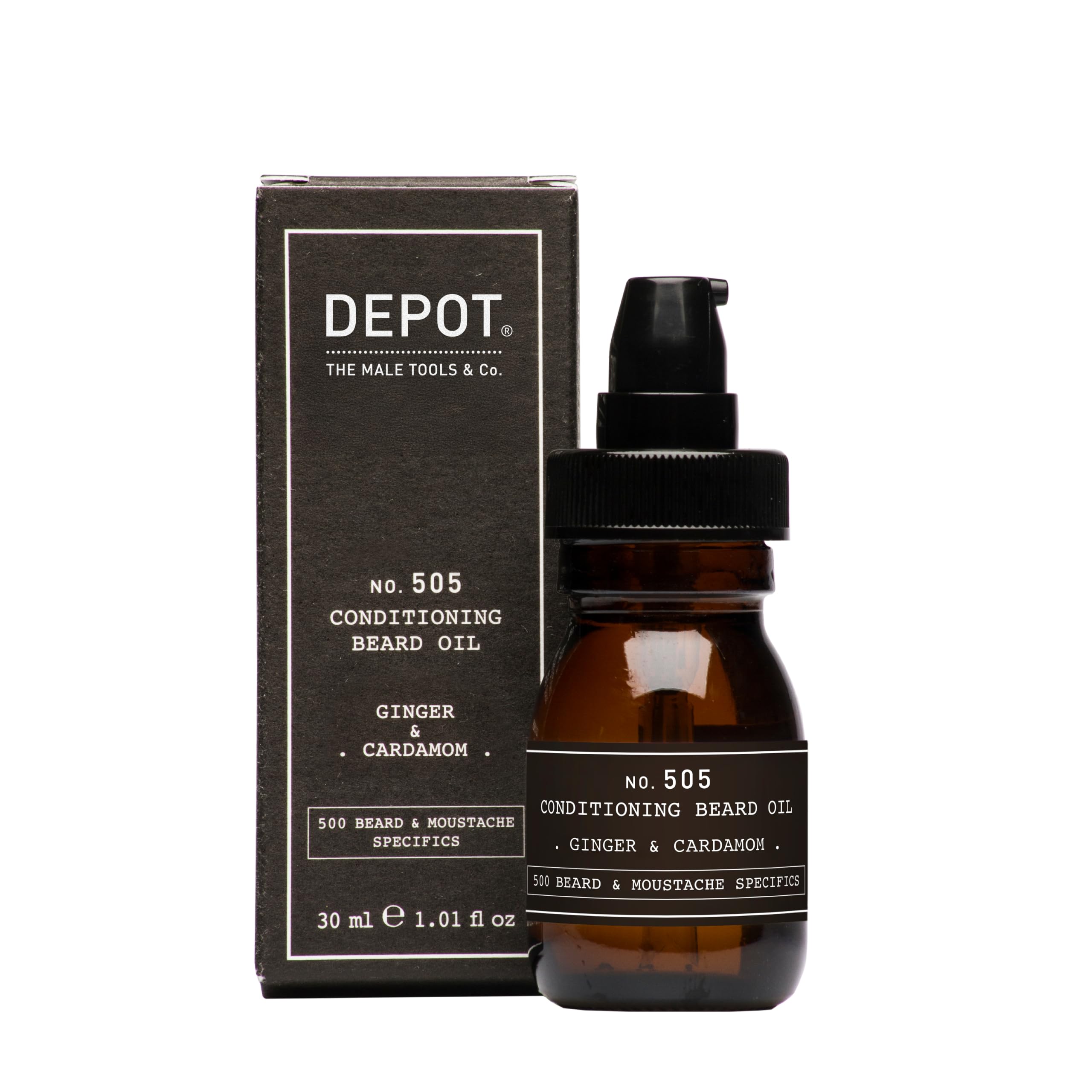 DEPOT No.505 Conditioning Beard Oil Ginger & Cardamon 30 ml