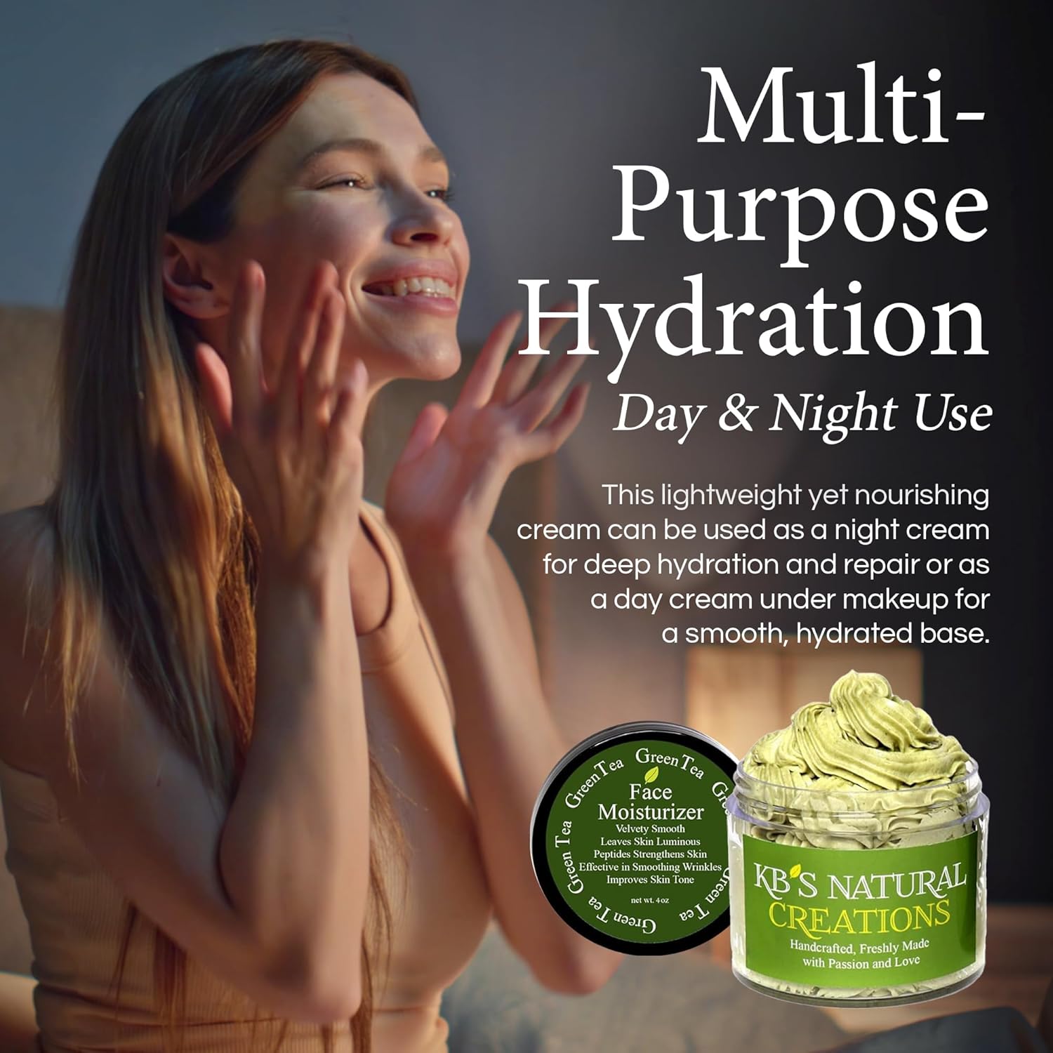 Green Tea Ultra Emollient Face Moisturizer, Facial Moisturizer for Deep Hydration, Hydrating Face Moisturizer for Anti-Aging, Firms Skin & Restores a Youthful Glow, 4oz
