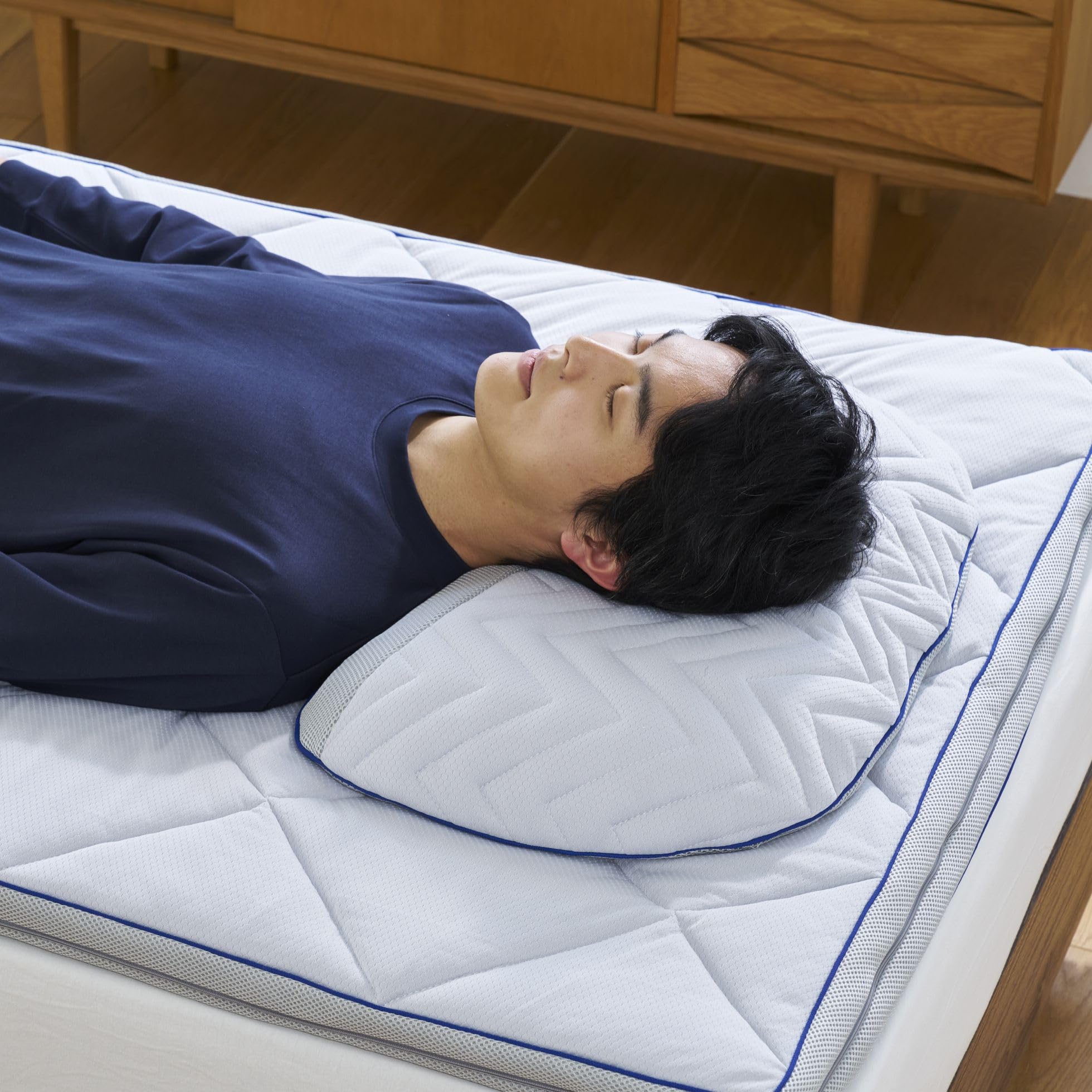 Amazon.co.jp: MIZUNO(ミズノ) 寝具 枕 リフルピロー グレー C2JNA105