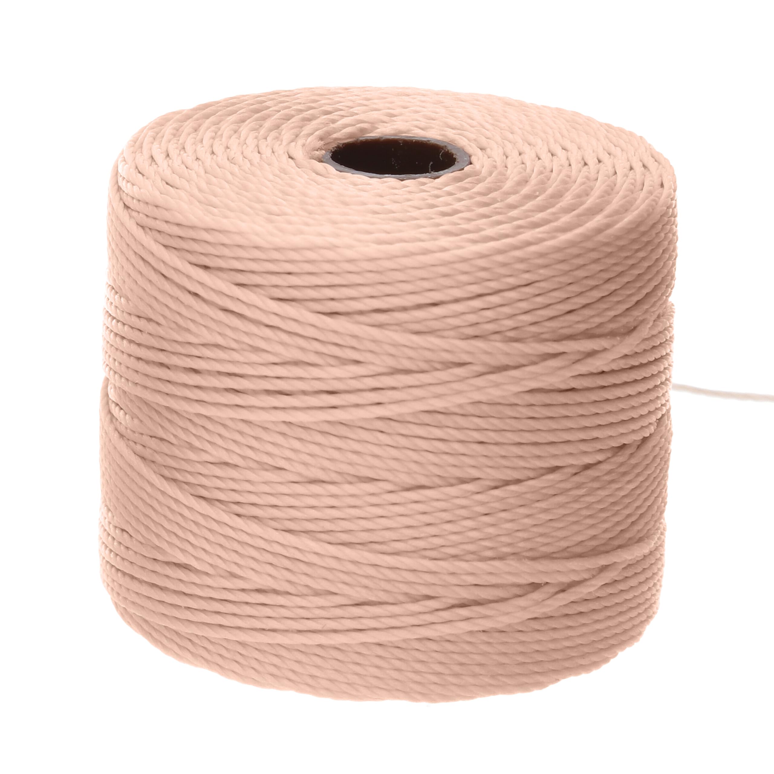 Cordon S-Lon Bead Cord Tex 210 de 0,5 mm en fil de nylon naturel pour tissage de perles