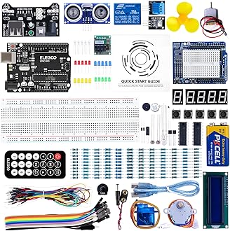 ELEGOO UNO Project Super Starter Kit with Tutorial and UNO R3 Board Compatible with Arduino IDE