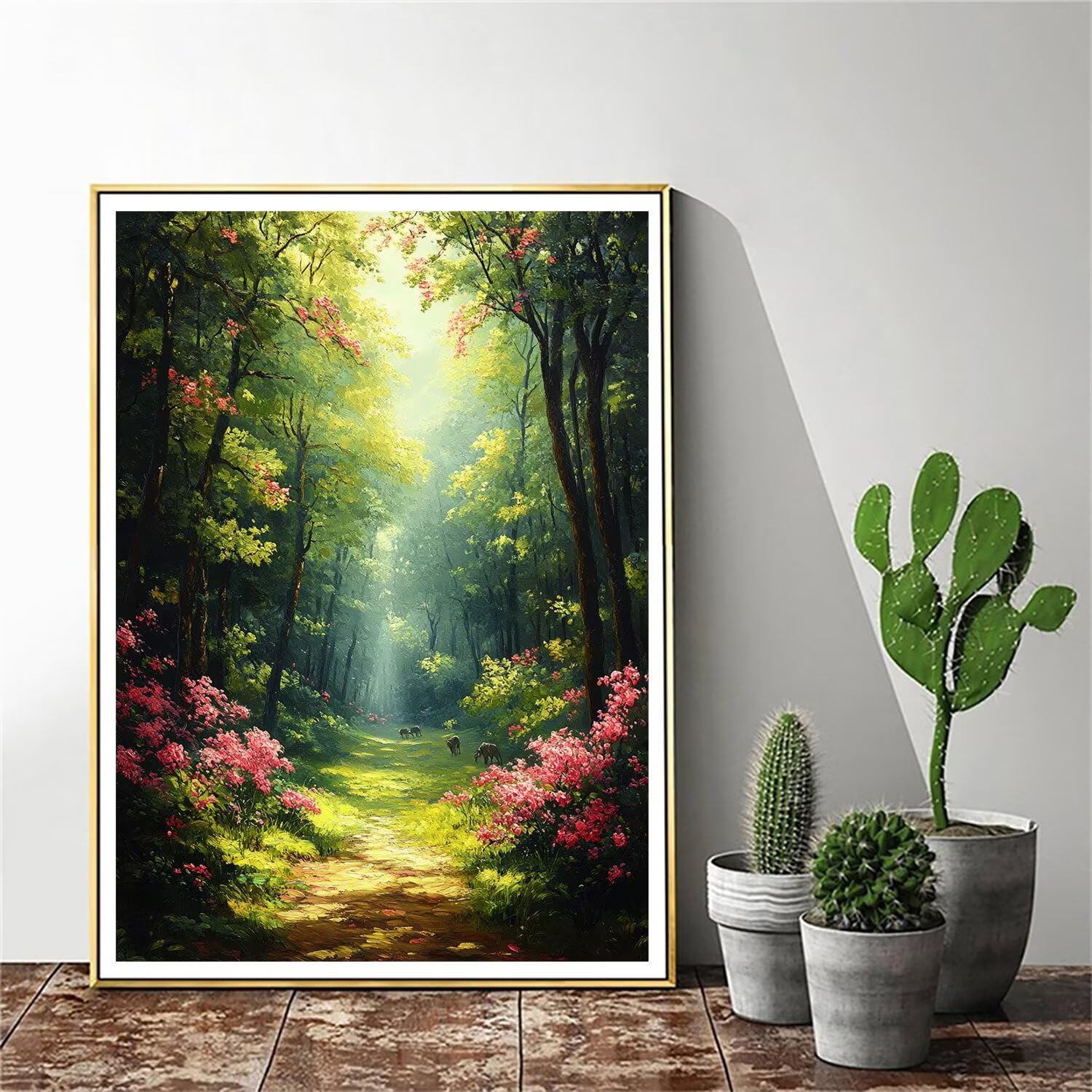 Pintar por Numeros Adultos pintar por numeros niños manualidades niños 10 años, DIY Pintar por Números de Pincel y Pintura acrílica Decoraciones para el Hogar Manualidades, sin Marco 70x90cm C-99