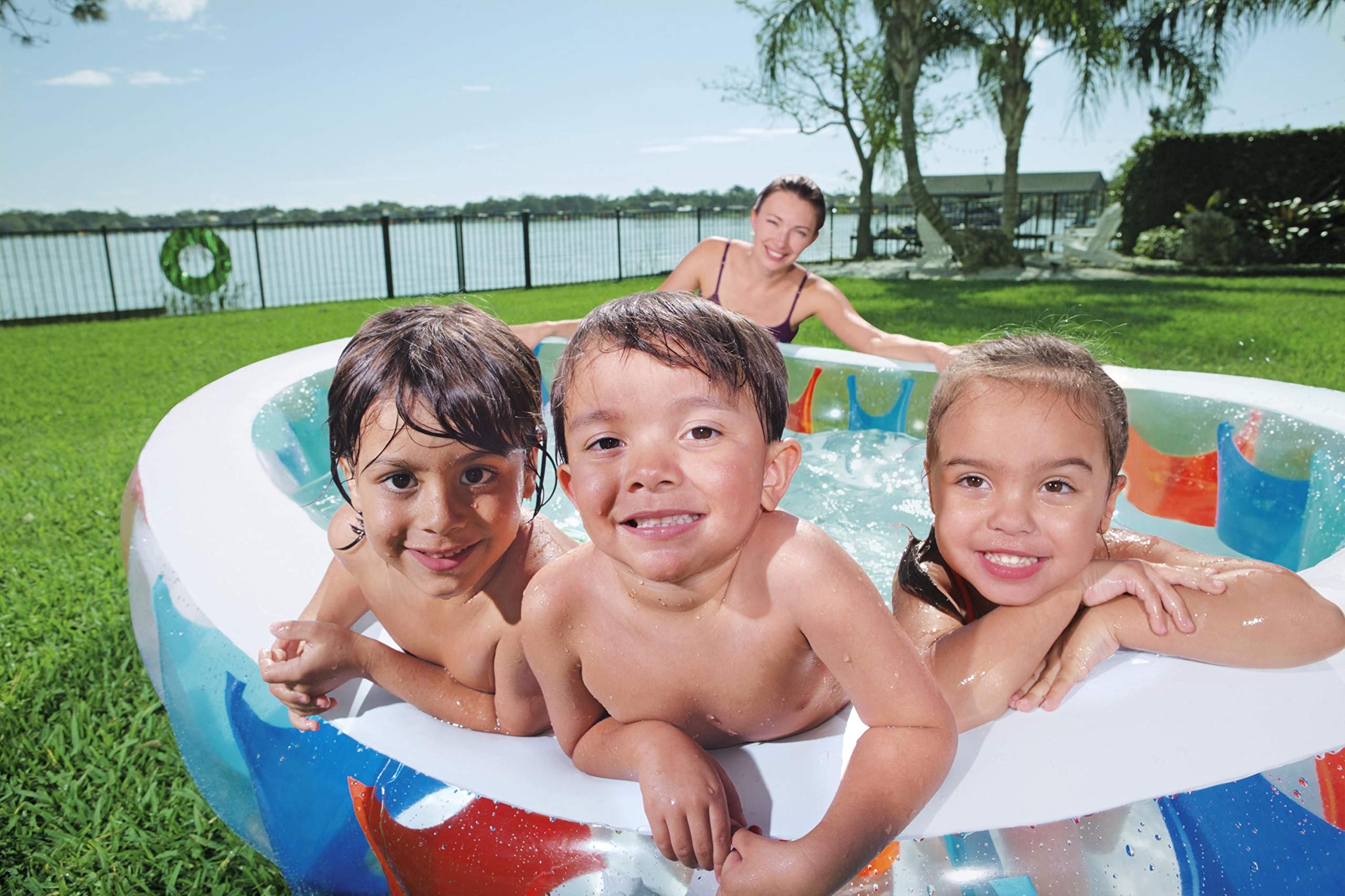 Bestway Family Pool, 229 x 152 x 51 cm, 54066, Mehrfarbig