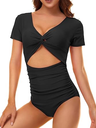 Short sleeve bathing suit Clearance