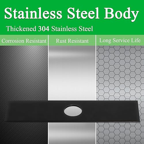Miniatura 3 de Ketofa Paquete de 5 cuchillas de bordeadora 613223 compatibles con Ryobi, Echo 720-237-001, Stihl 4133-713-4101, Maruyama 216062, Green Machine