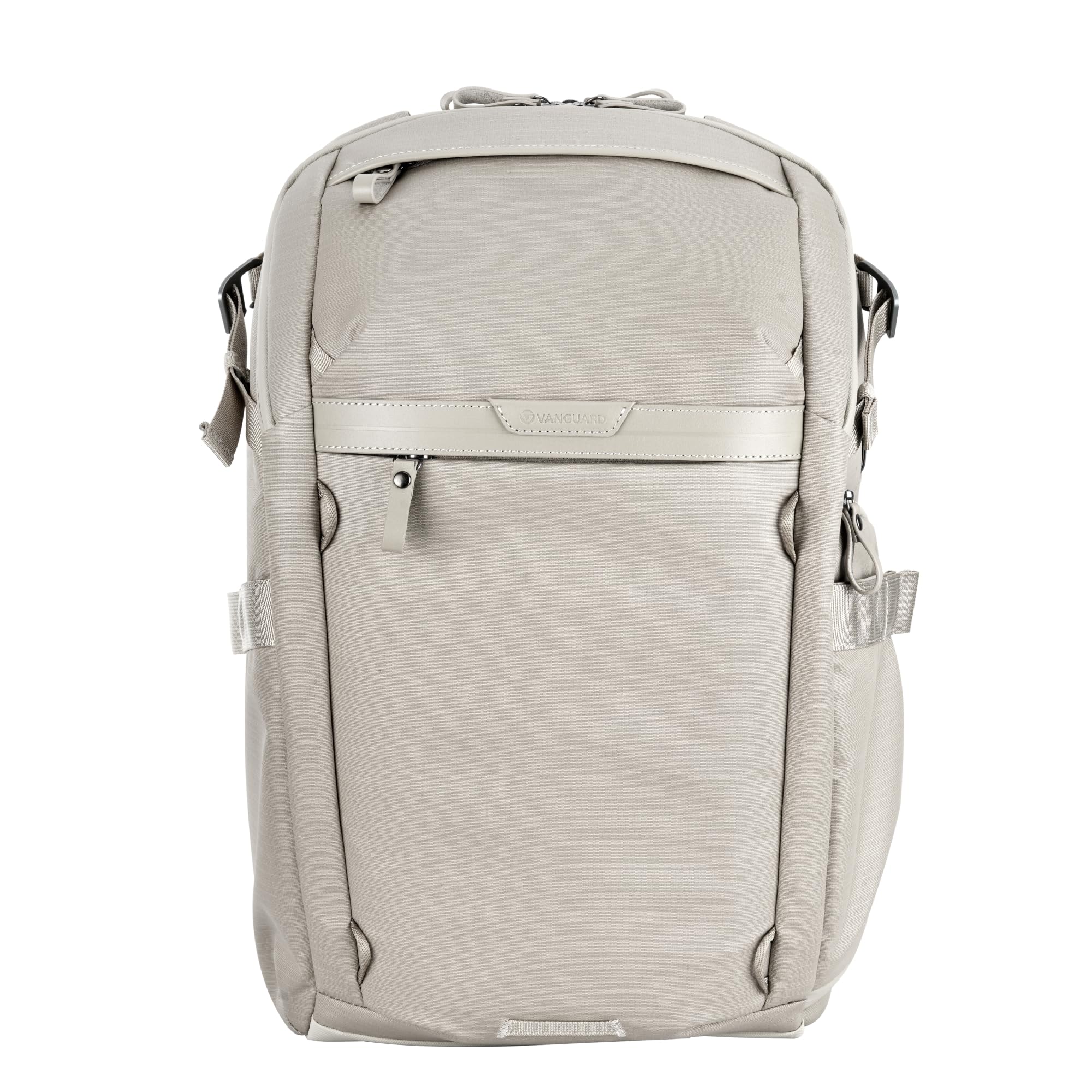 VANGUARD VEO Metro B25L Camera &amp; Everyday Backpack (Cream) – Fits 70–200mm Attached, 16" Laptop Storage, Convertible Daypack Design, Carry-On Ready
