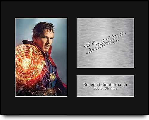 HWC Trading Benedict Cumber Avengers Doctor Strange Gifts USL - Imagen impresa con autógrafo para fanáticos del programa de televisión, tamaño carta