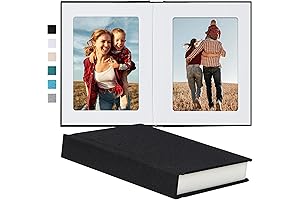 5x7 Photo Album with Writing Space, Black