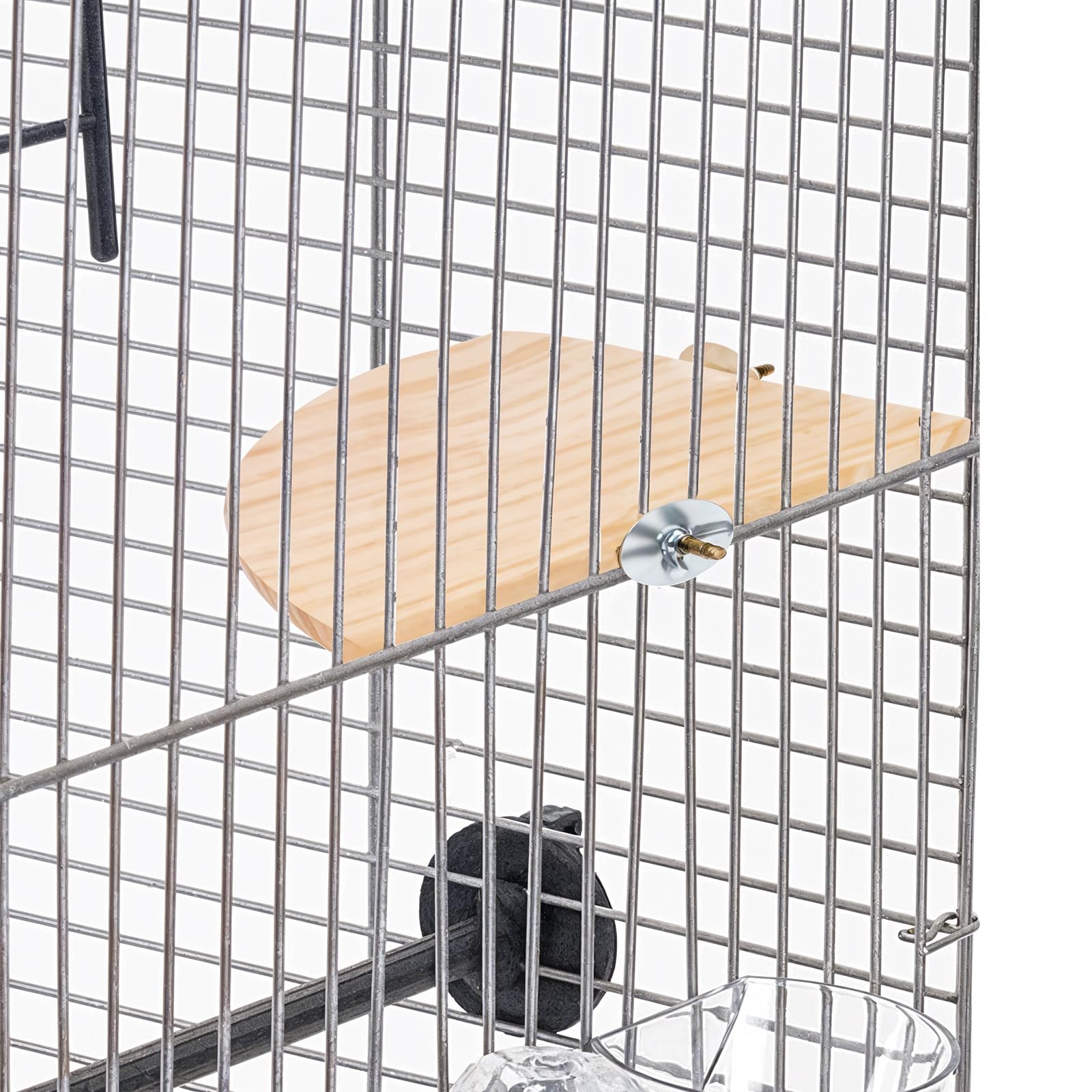 View of Snapklik.com : Bird Perch Platform Stand Wooden Parrot Perch Corner 6.7 ...