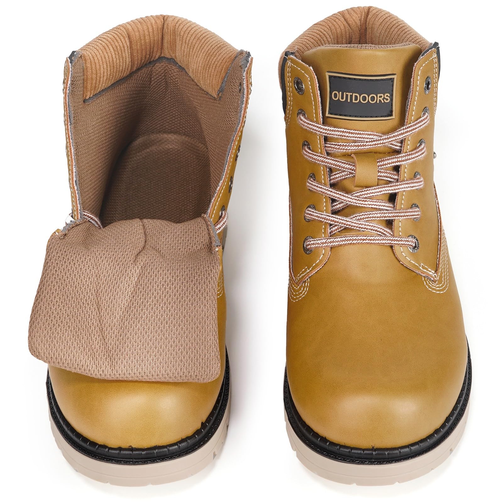 Stivali Uomo Donna Inverno Scarpe da Neve Caldi Snow Boots Impermeabili Stivaletti Pelliccia Stringate Outdoor