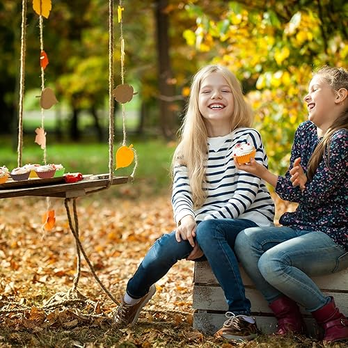 Miniatura 5 de GreenPine - 600 forros para cupcakes para hornear, color naranja, amarillo, marrón, soporte desechable para cupcakes de otoño, Acción de Gracias,