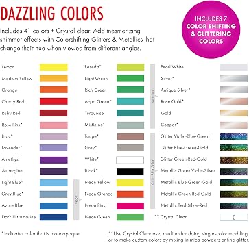 Marabu Easy Marble Paint for Effortless Hydro Dipping, Water Marble Painting and More - 42 Colors Quick Drying Marbling Paint Kit for Kids and Adults
