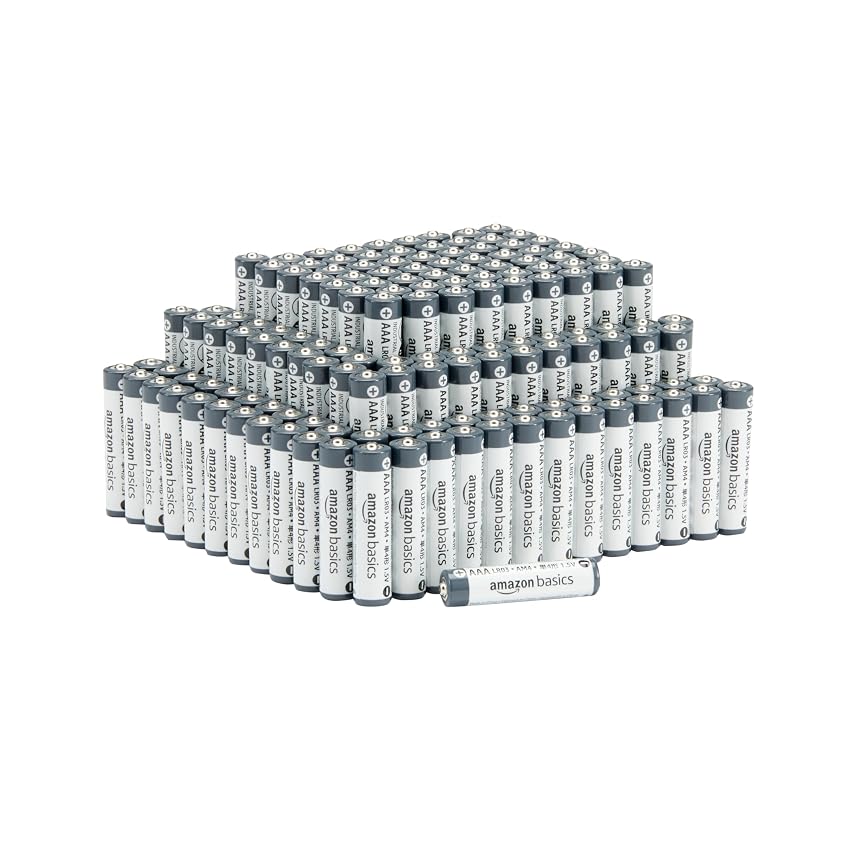 Amazon Basics, 150 batterie alcaline industriali AAA