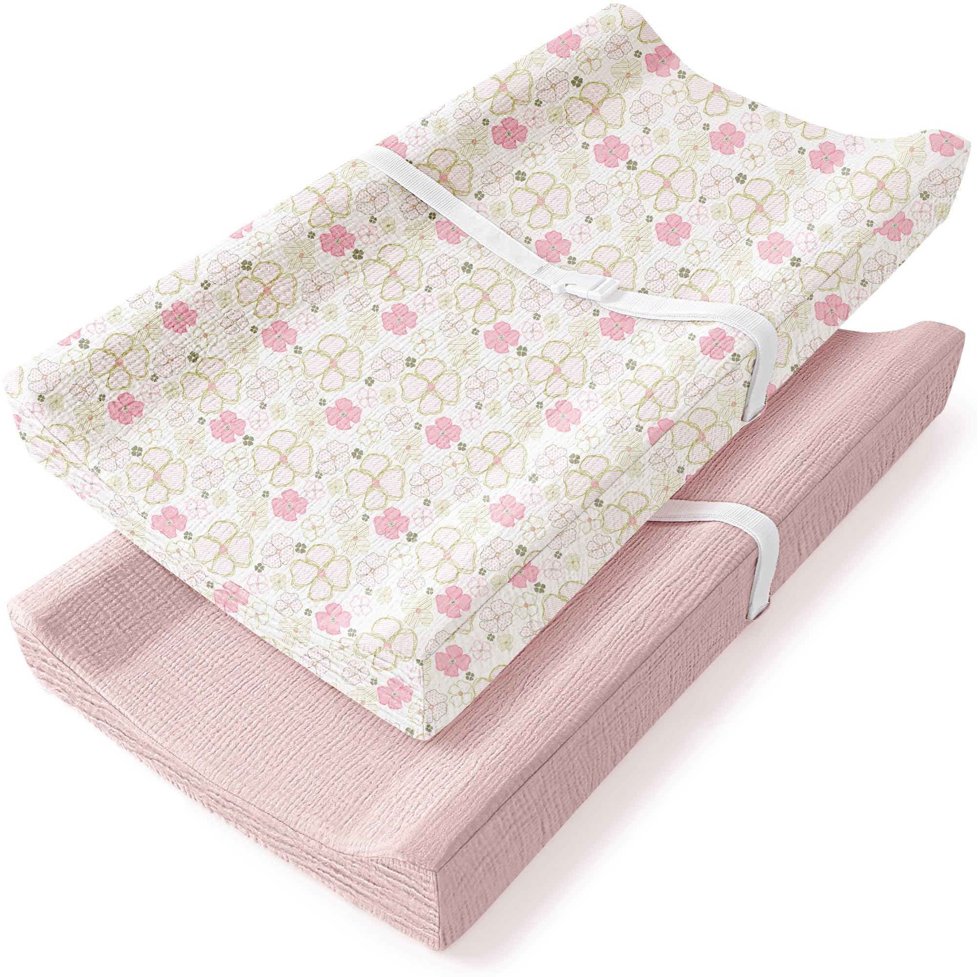 Skip Hop Changing Pad 2-Pack Muslin Changing Pad Covers (32