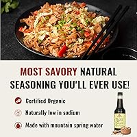 Vista 5 de Gold Mine Natural Food Co - Nama Shoyu, salsa de soja sin pasteurizar, fermentada japonesa, probióticos ricos, sin OMG, botella de 10 onzas