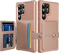 Vista 11 de Funda para Samsung Galaxy S23 Ultra con Portarjetas, Compatible con Soporte Magnético para Automóvil, Resistente a los Golpes de Servicio Pesado