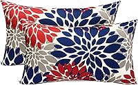 Vista 11 de Juego de 2 fundas de almohada decorativas de 18 x 18 pulgadas, fundas de almohada decorativas para sofá, sala de estar, exterior, funda de almohada