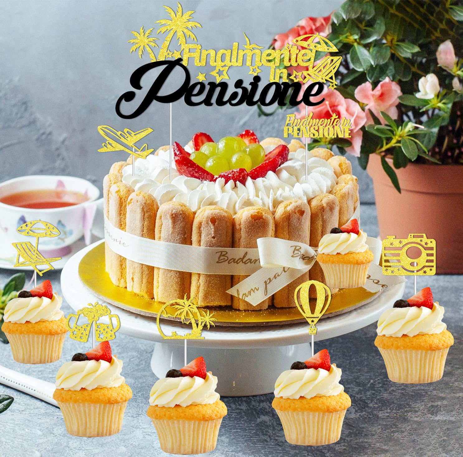 Decorazioni per la pensione dell'infermiera, Happy Retirement Nurse Banner Cake Topper Palloncini, Infermiera Medico Rifornimenti per feste di pensionamento