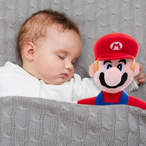 Miniatura 4 de Juguetes de peluche de Mario, grandes regalos para Navidad, Pascua, fiesta de cumpleaños, Año Nuevo para niños y fanáticos (23.6 pulgadas, rojo)