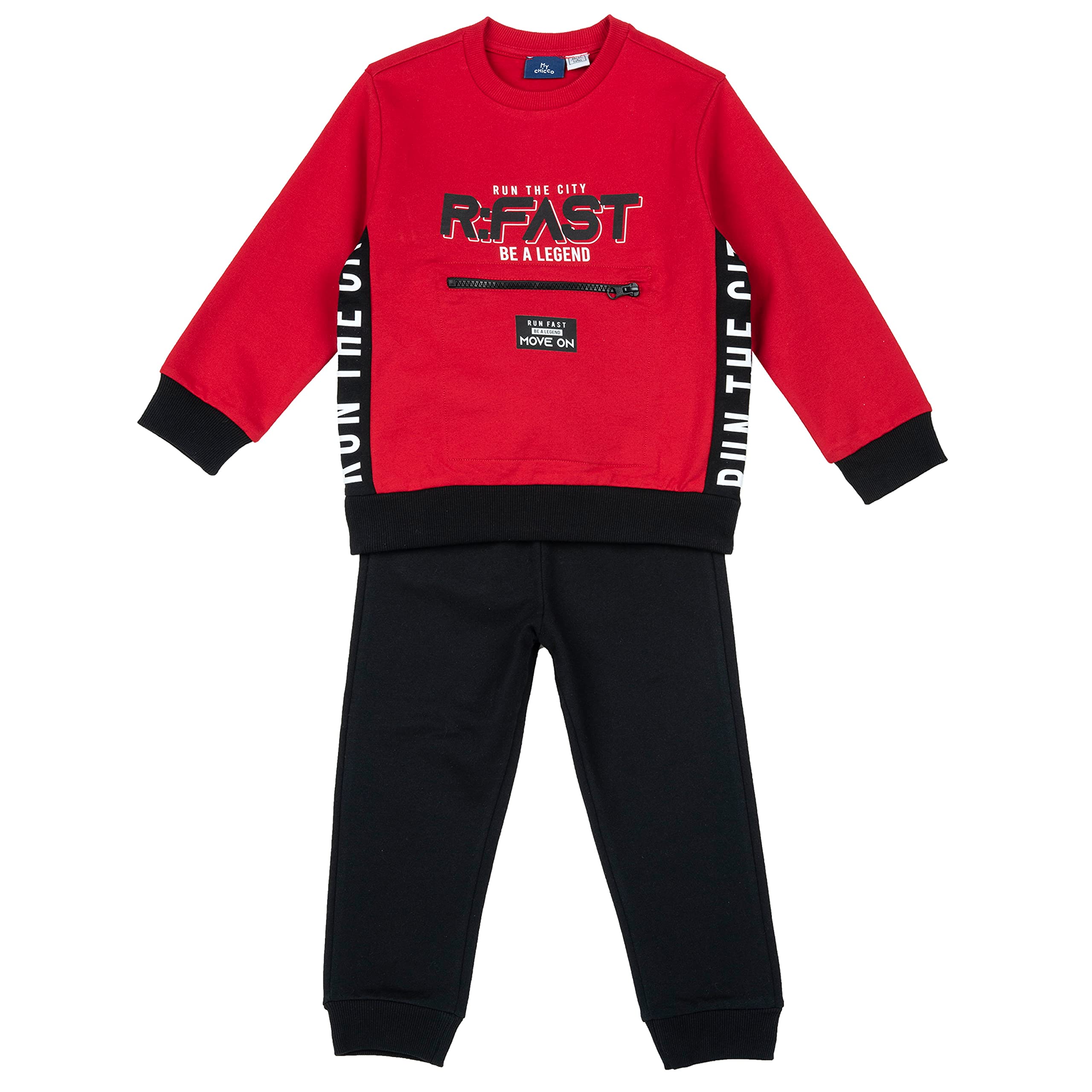 Chicco Conjunto de mono: sudadera y pantalón deportivo largo, Niños
