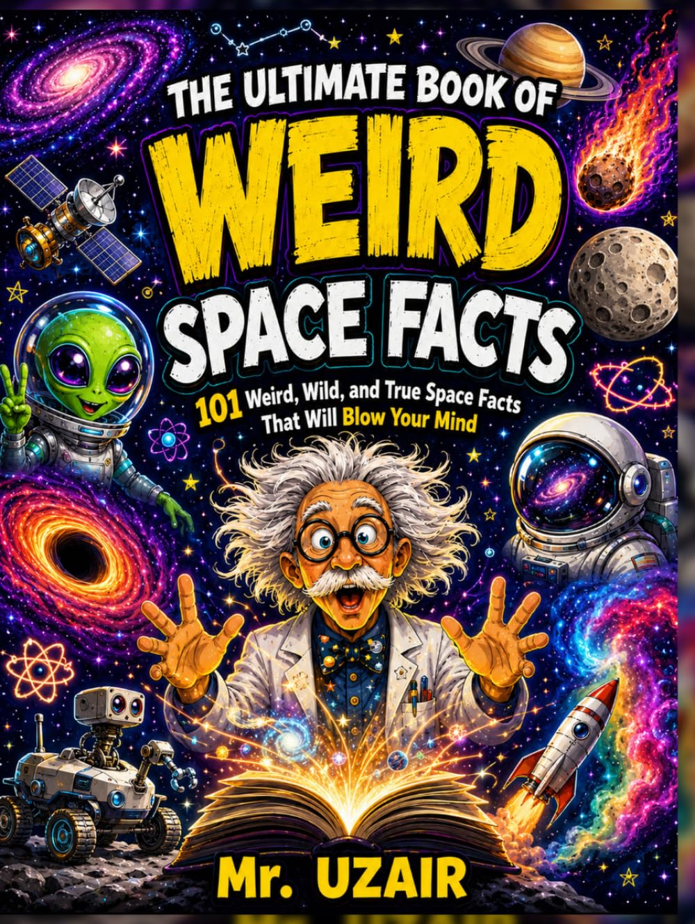 The Ultimate Book of Weird Space Facts: 101 Strange, True, and Mind-Blowing Space Facts for Curious Kids Ages 8–12, with Mini Quizzes, Cosmic ... Challenges (The Ultimate Facts Series)