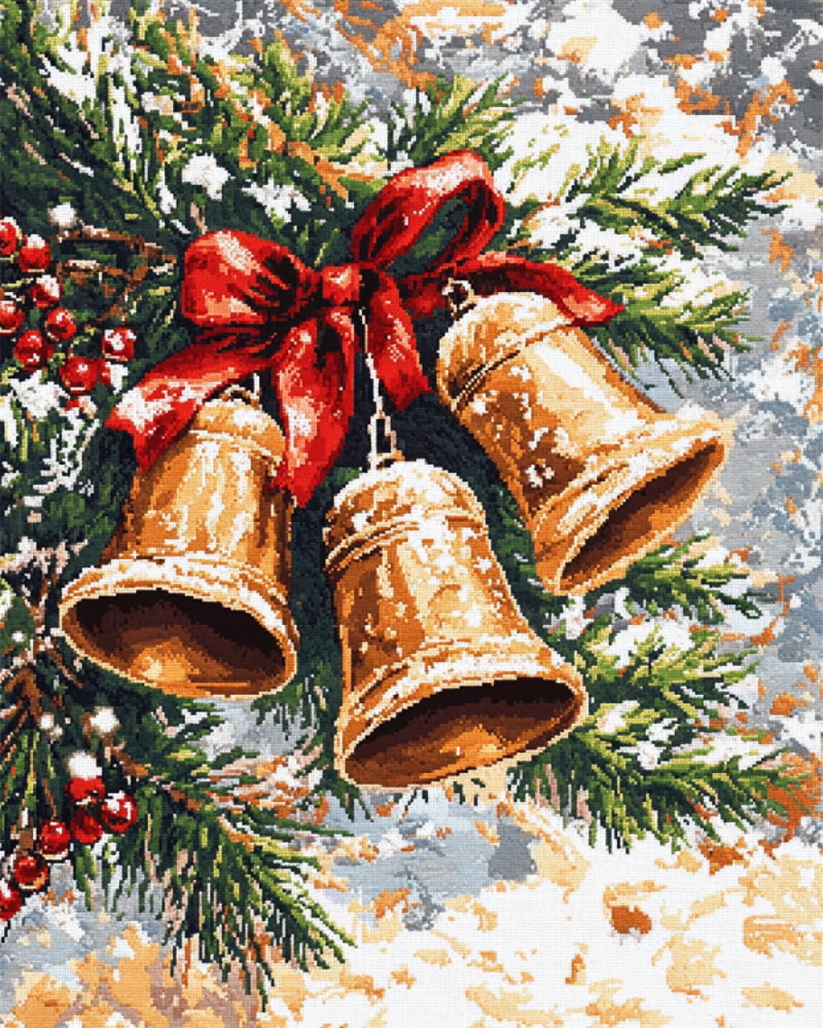 DIY Kit Per Fabbricare Tappeti Kit Tappeto Con Gancio A Forma Di Campana Dei Cartoni Animati Kit Tappeto Con Gancio A Forma Di Campana Dorata Kit Ricamo，Tappeto Con Gancio A Forma Di Campa 100x140cm