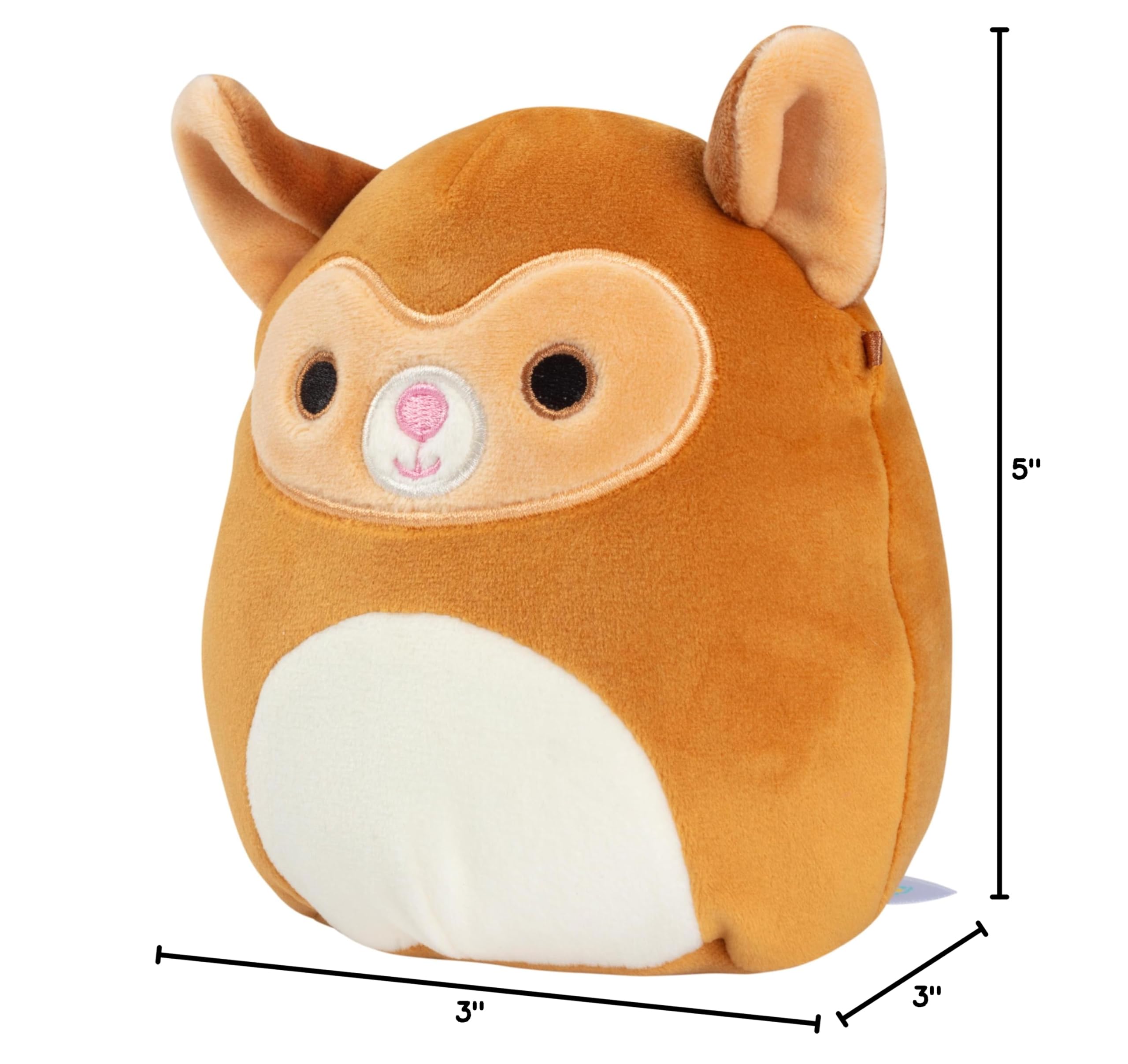 Squishmallows Original 5-Inch Harrison The Hippo - Official Jazwares Mini Plush - Collectible Little Soft & Squishy Stuffed Animal Toy - Add to Your Squad - Gift for Kids, Girls & Boys: Brown