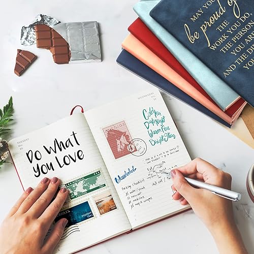 Miniatura 3 de Fuutreo 10 cuadernos de cuero A6 con bolsillo a granel pequeño bloc de notas para agradecimiento a los empleados compañeros de trabajo secretario