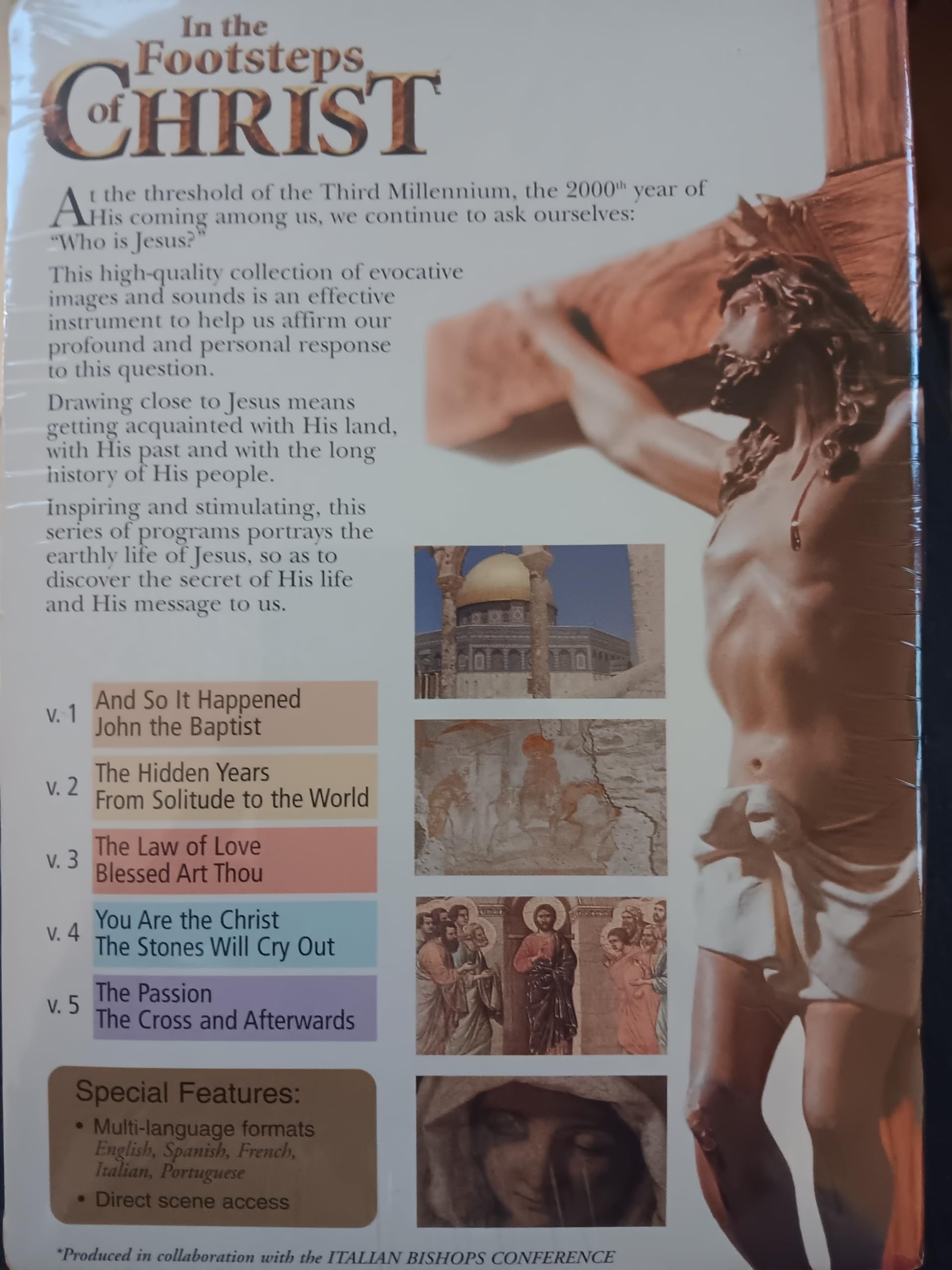 Condition photo showing New/Like New for in the footsteps of christ [dvd]