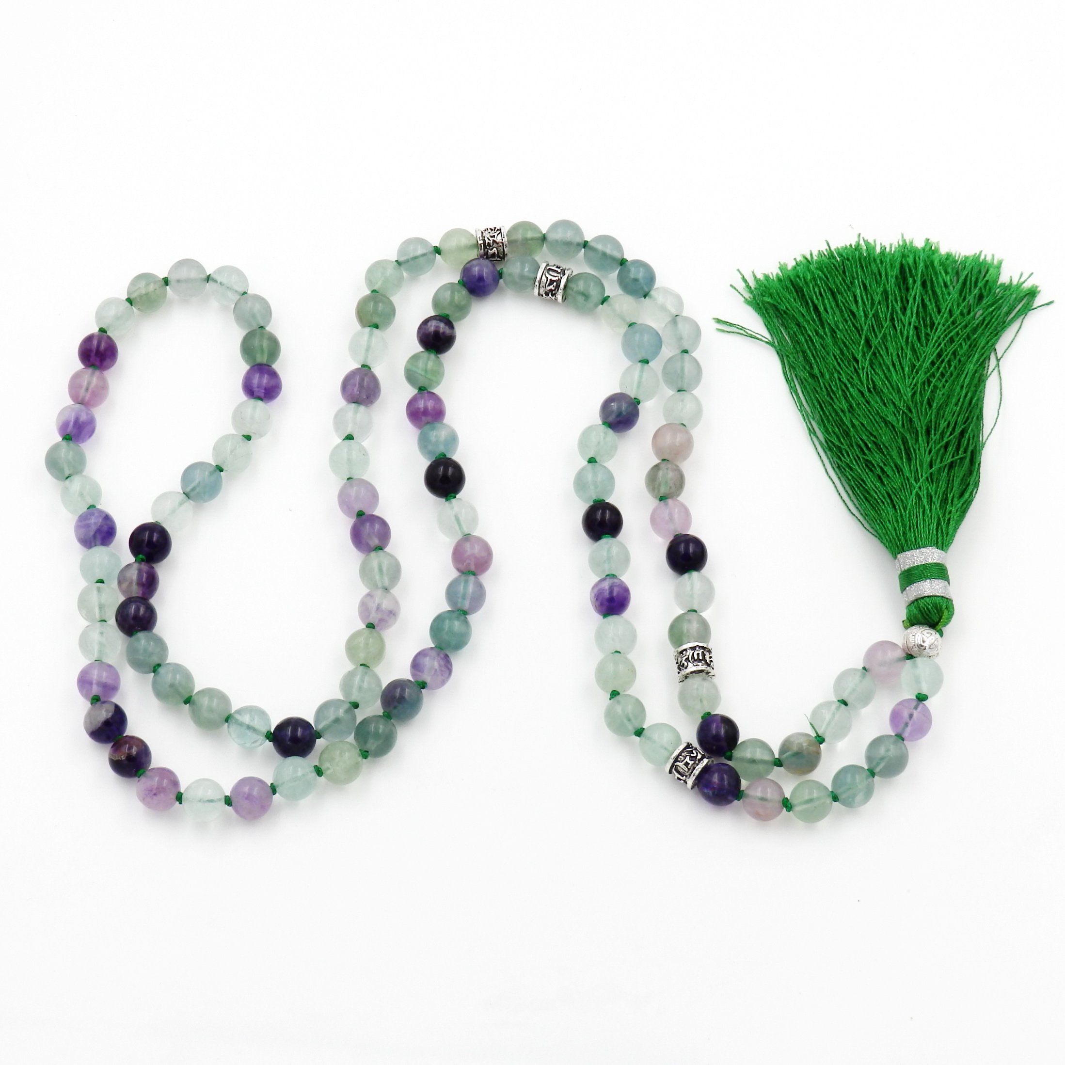 Fukugems Mala tibetano 108 perline collana uomo donna Mala bracciale meditazione buddista