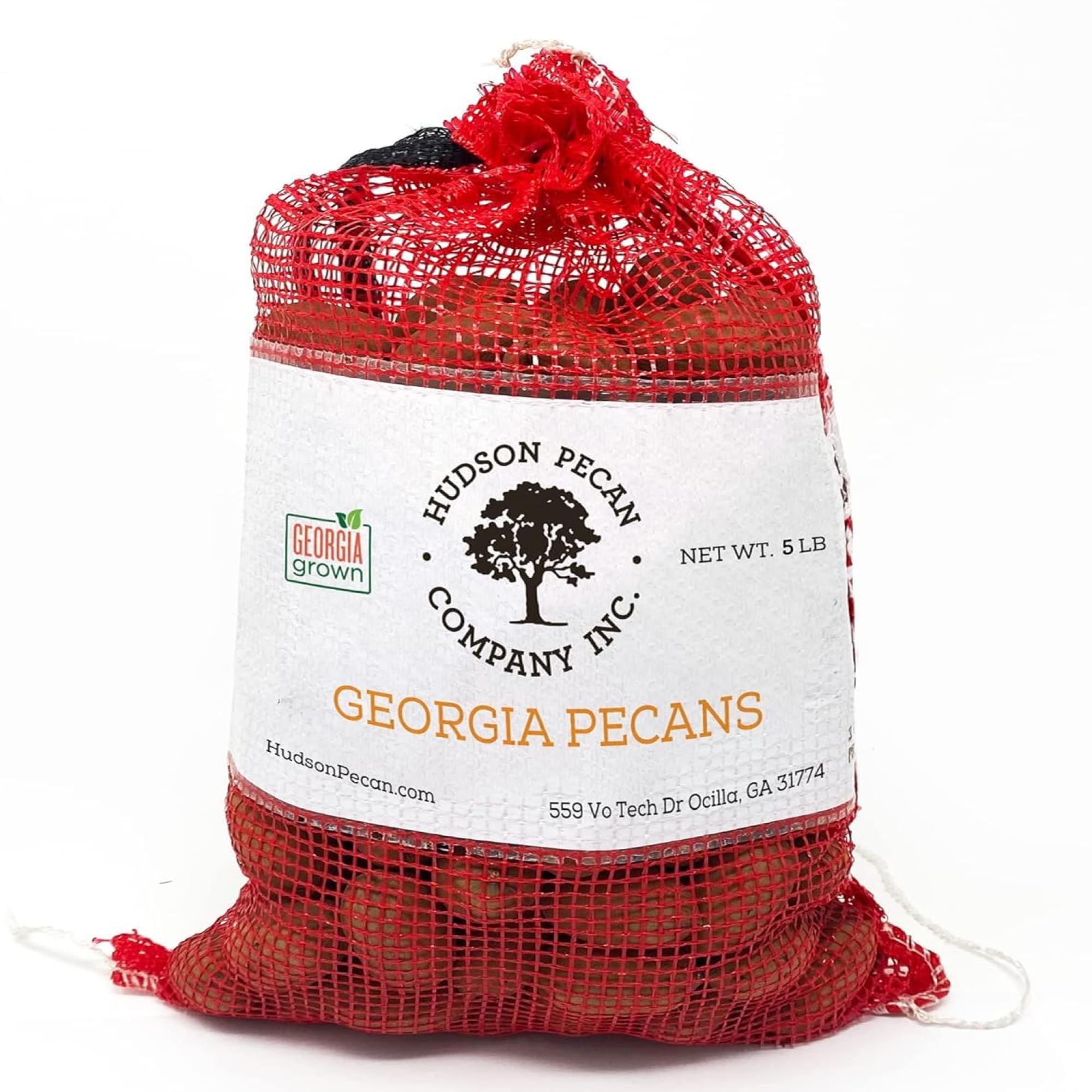 Hudson Pecan Company, Inc. Hudson Pecan Company 5 Lb Husked Pecans, Gluten Free & Kosher Certified Snack, Keto Friendly Foods for Health, Low Carb Snacks